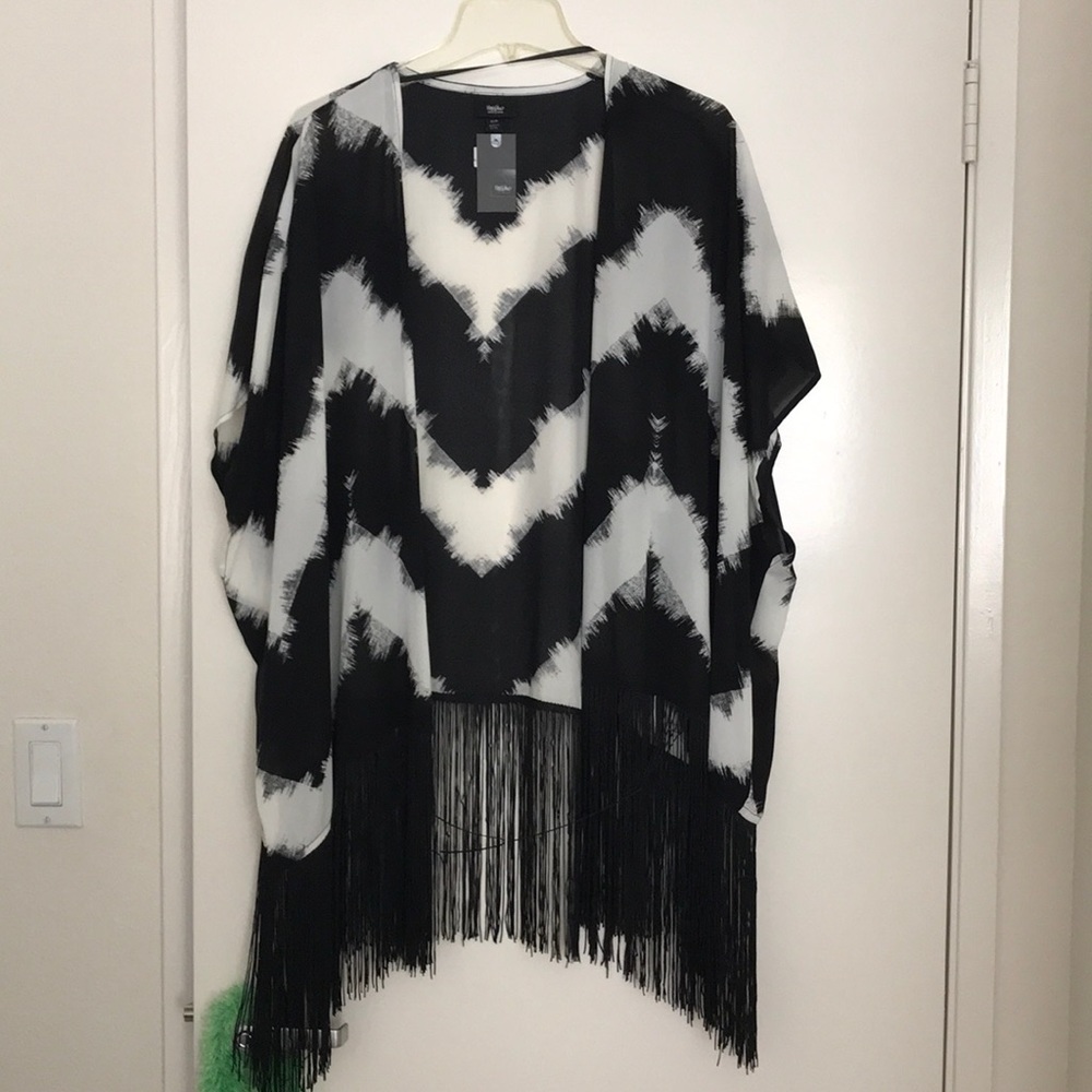 Kimono Top with Fringe